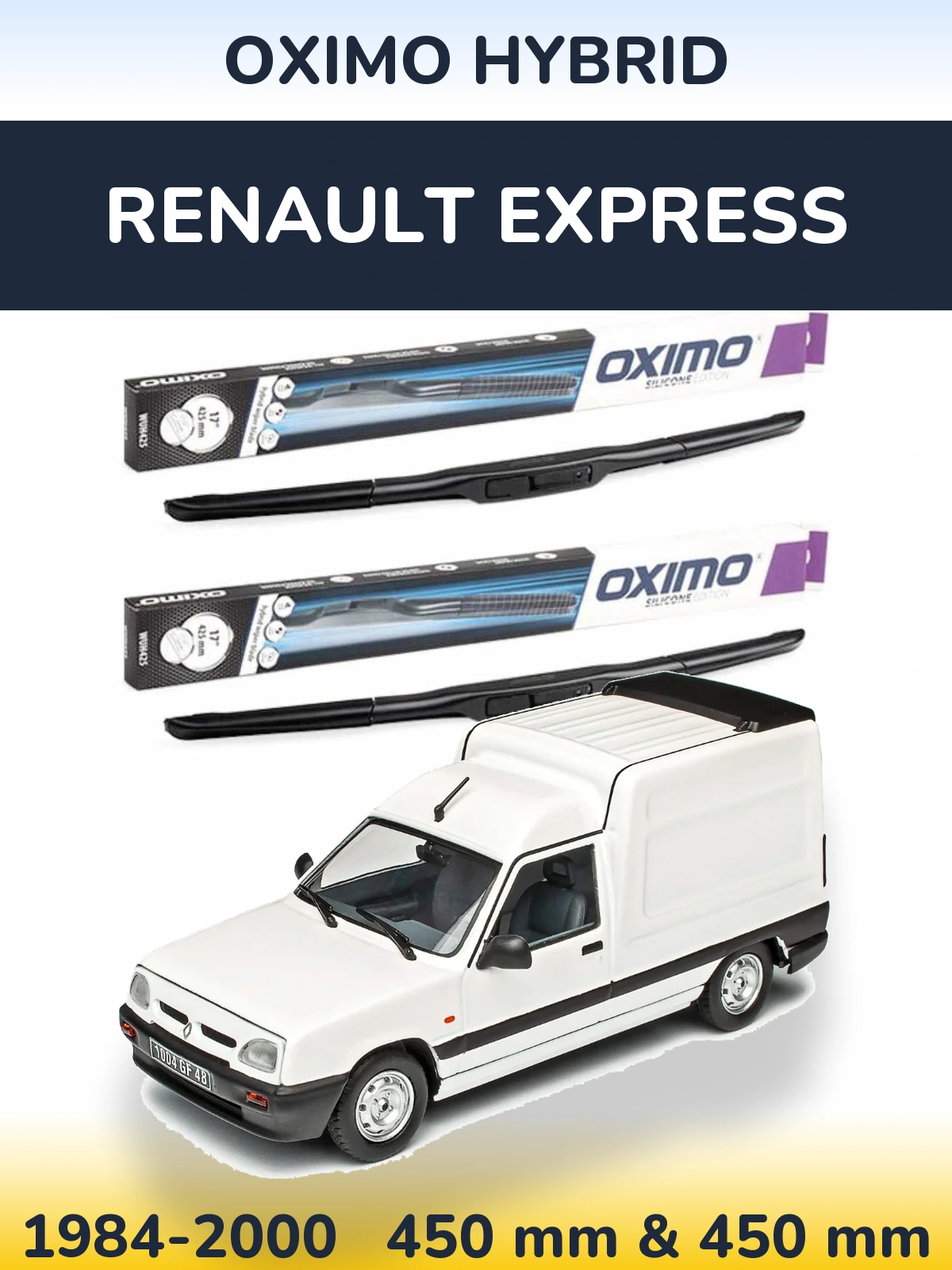 Torkarblad Oximo Hybrid för Renault Express
