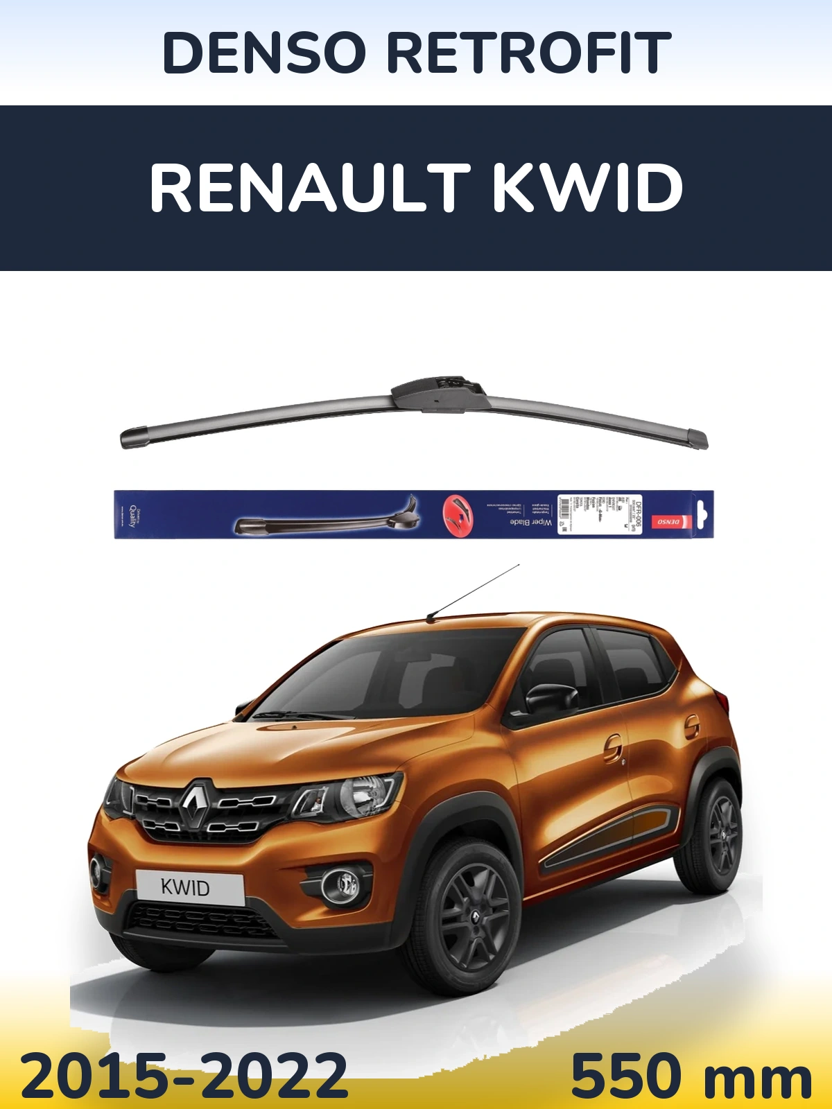 Torkarblad Denso Retrofit för Renault Kwid