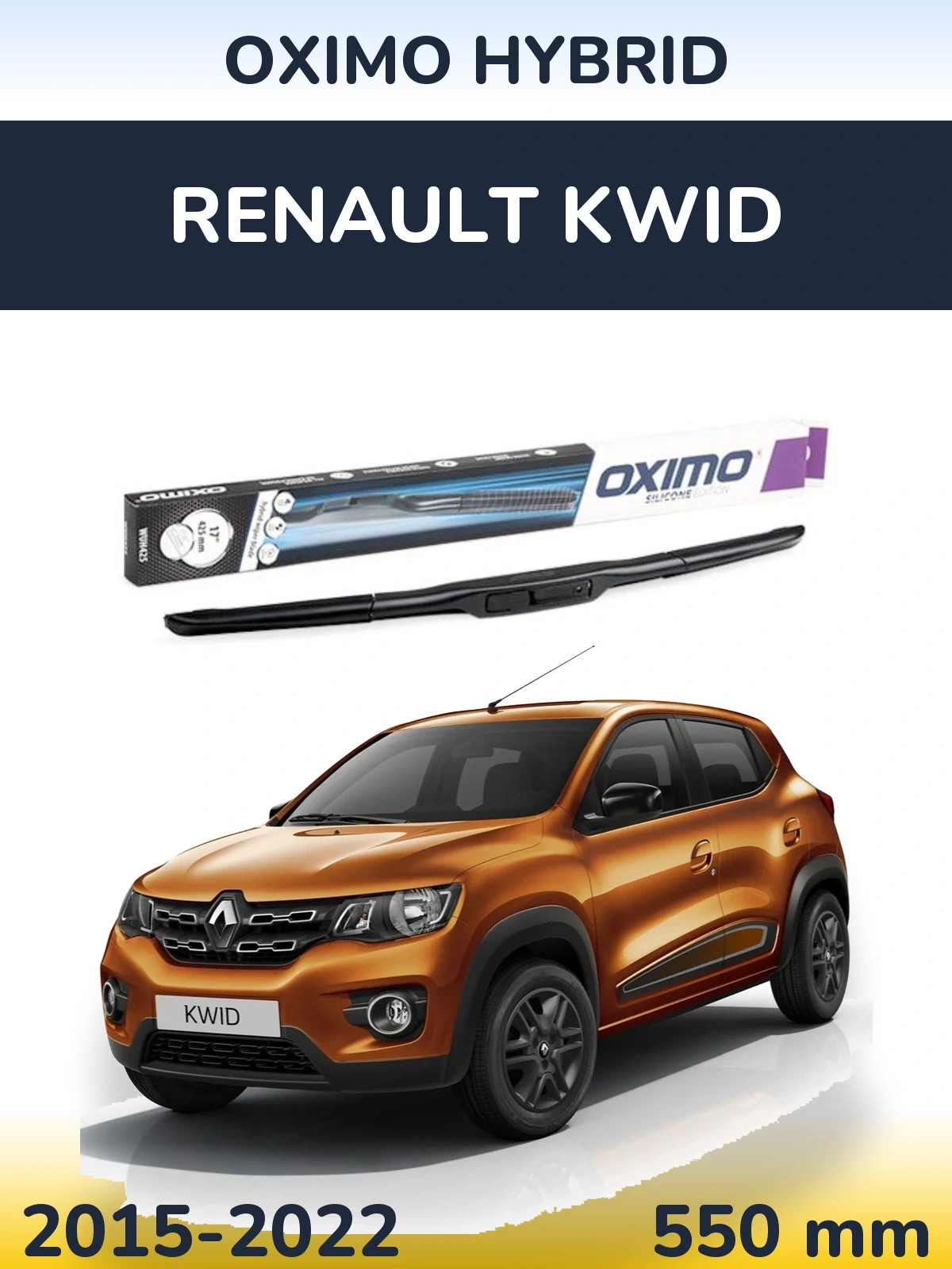 Torkarblad Oximo Hybrid för Renault Kwid