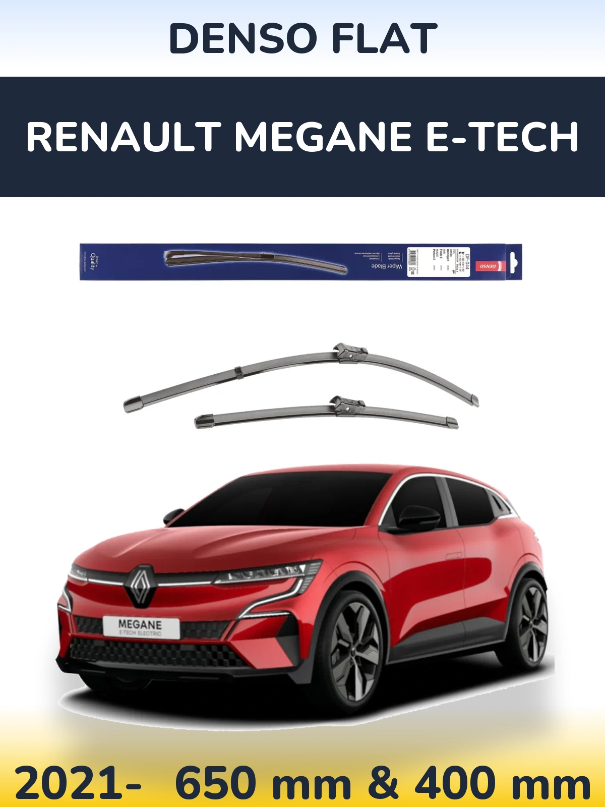 Torkarblad Denso Flat för Renault Megane E-Tech