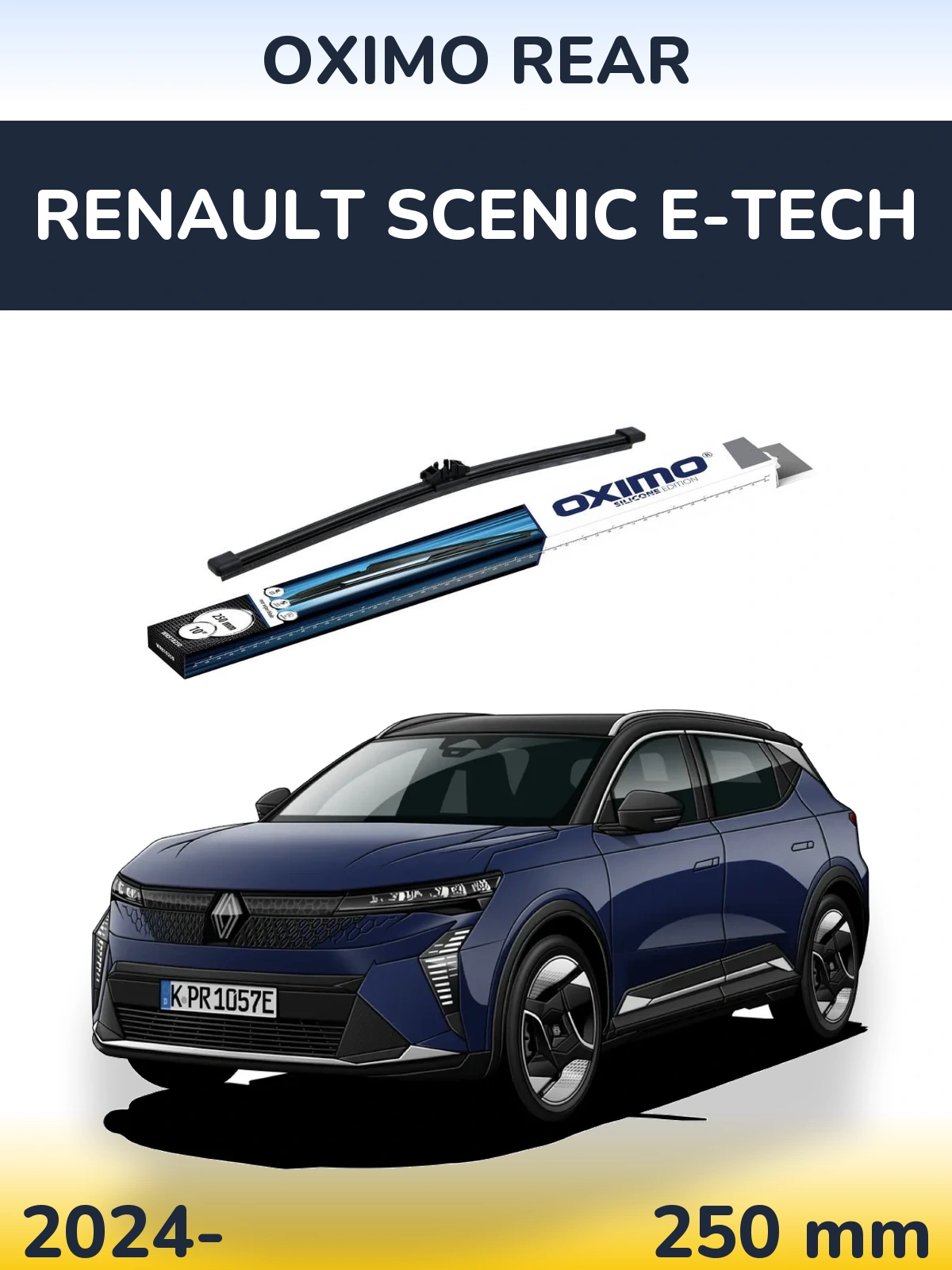 Torkarblad Oximo Rear för Renault Scenic E-Tech
