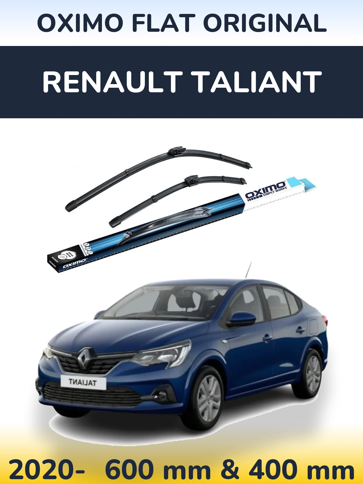 Torkarblad Oximo Flat Original för Renault Taliant
