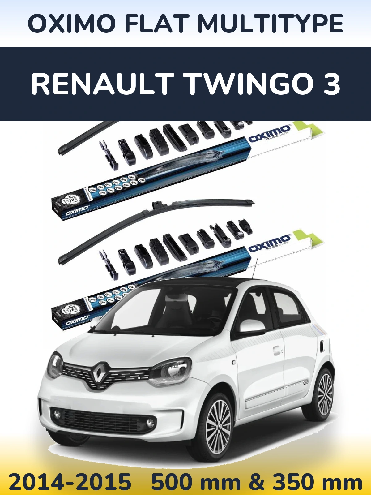 Torkarblad Oximo Flat MultiType för Renault Twingo 3