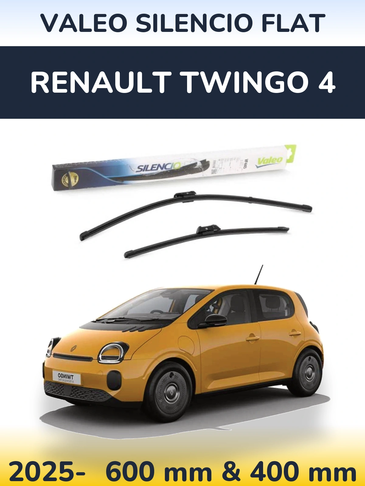 Torkarblad Valeo Silencio Flat för Renault Twingo 4