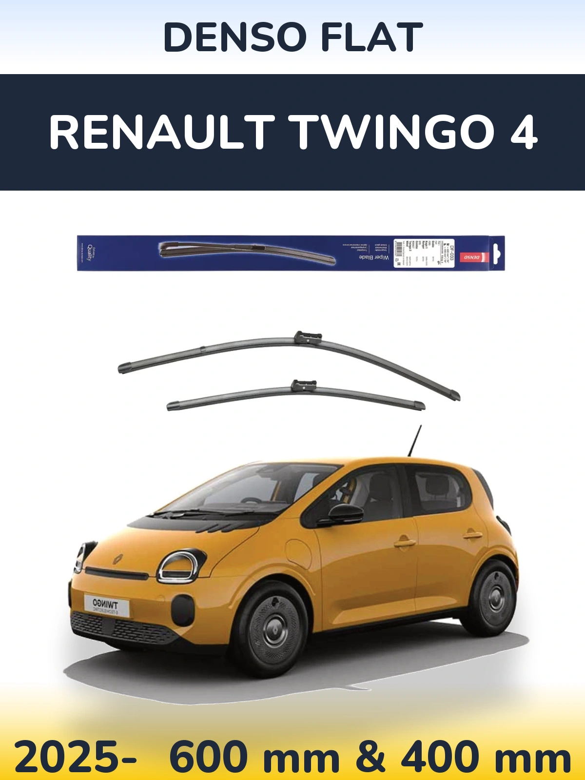 Torkarblad Denso Flat för Renault Twingo 4