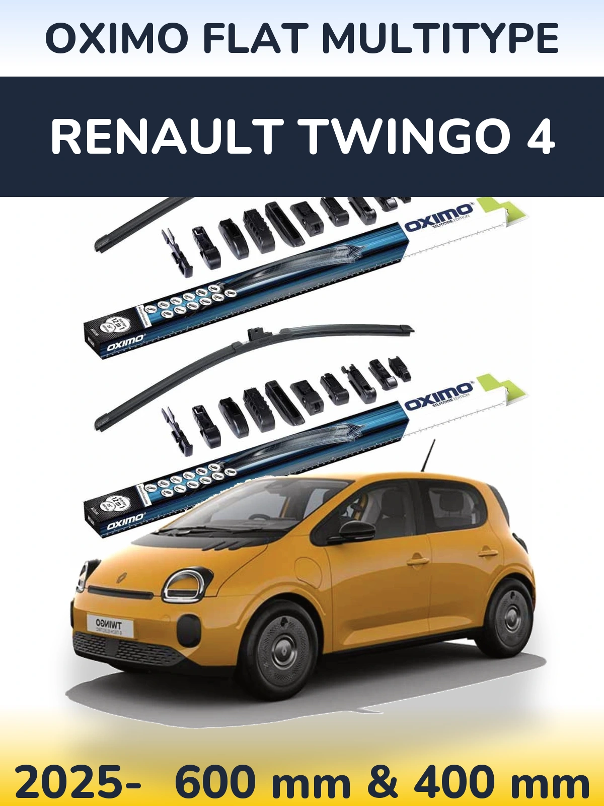Torkarblad Oximo Flat MultiType för Renault Twingo 4