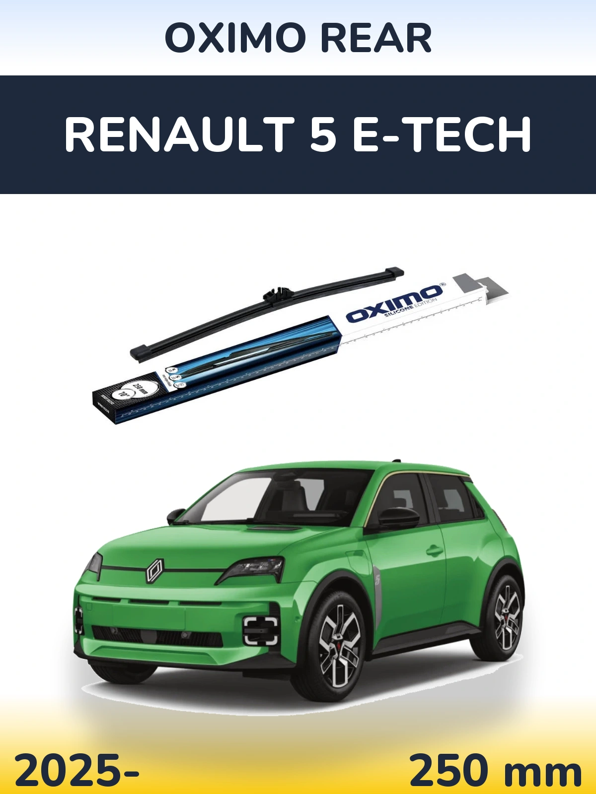 Torkarblad Oximo Rear för Renault 5 E-Tech