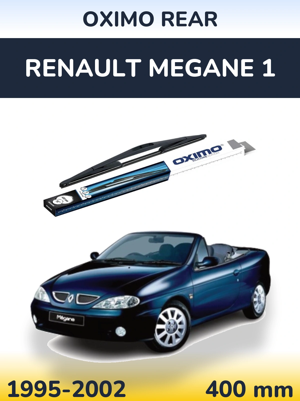 Torkarblad Oximo Rear för Renault Megane 1