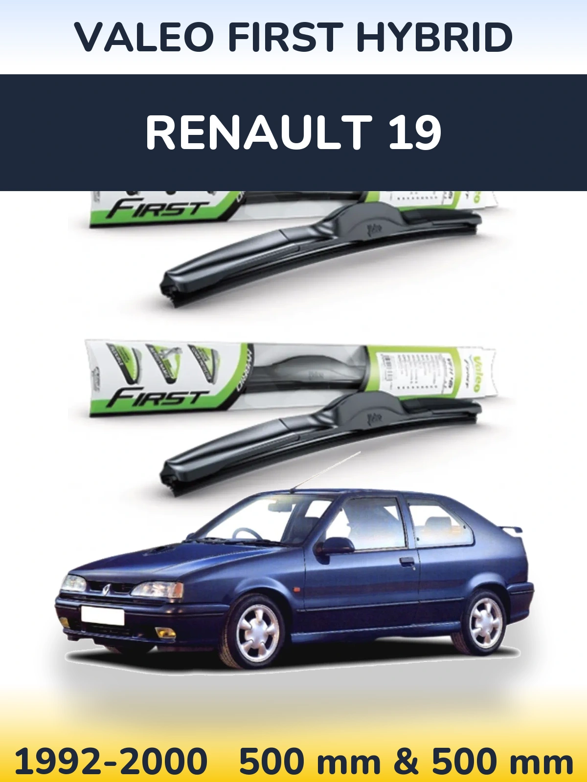 Torkarblad Valeo First Hybrid för Renault 19