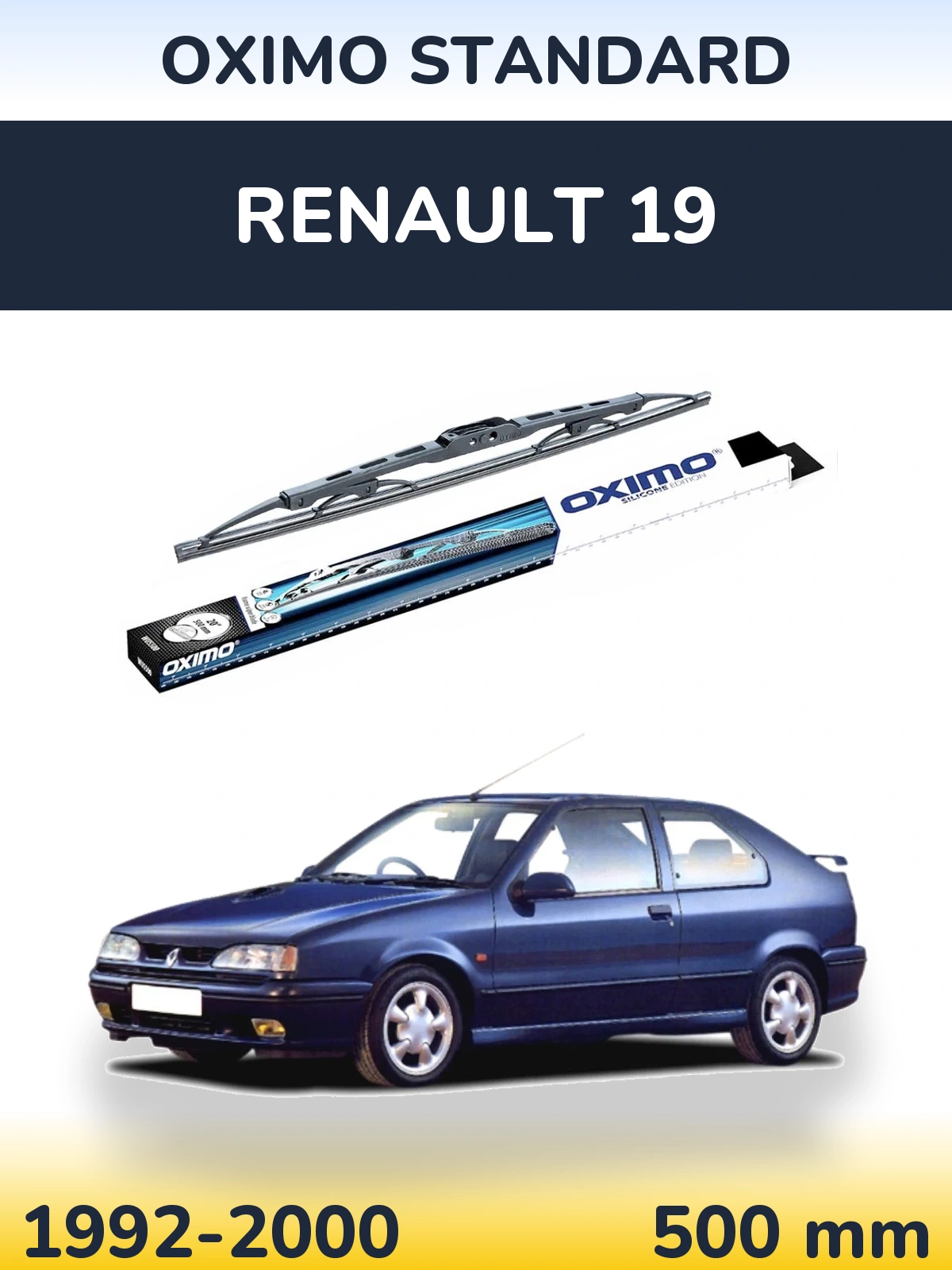 Torkarblad Oximo Standard för Renault 19