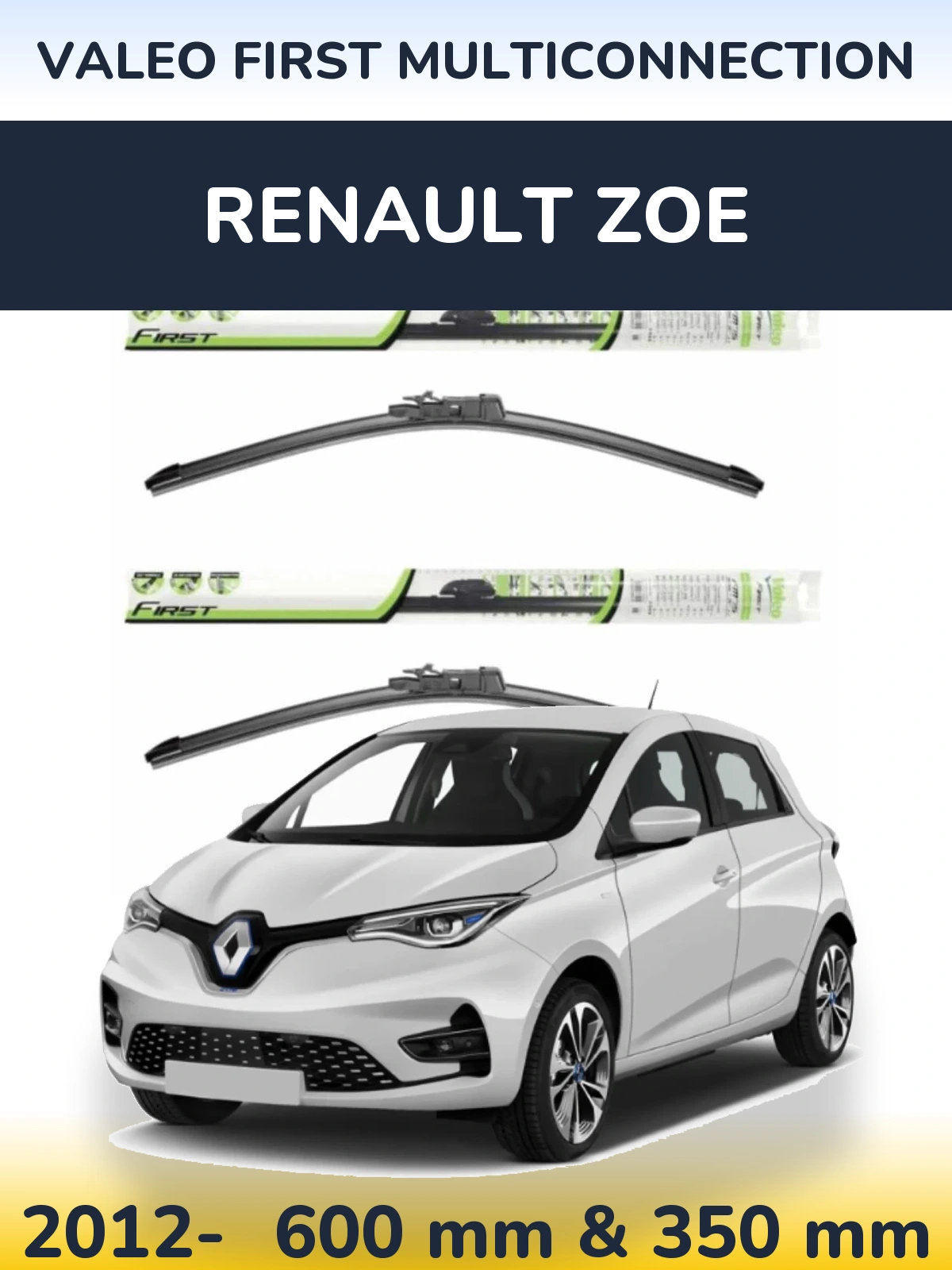 Torkarblad Valeo First MultiConnection för Renault Zoe