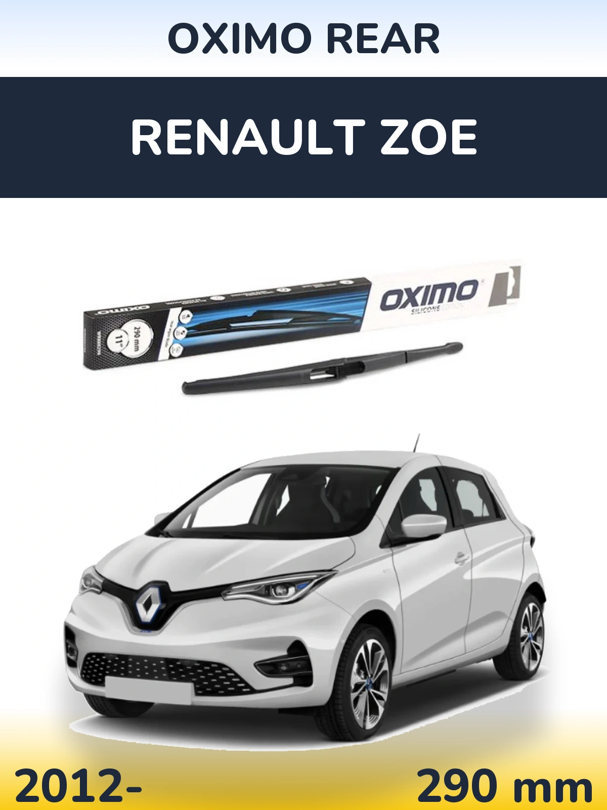 Torkarblad Oximo Rear för Renault Zoe