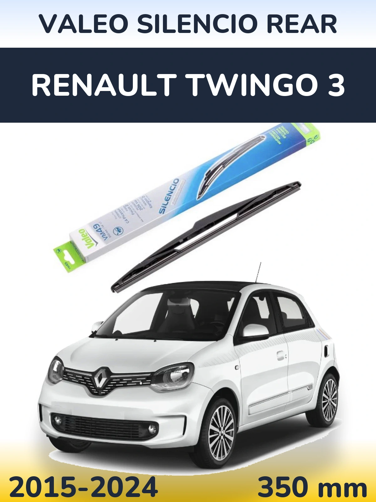 Torkarblad Valeo Silencio Rear för Renault Twingo 3