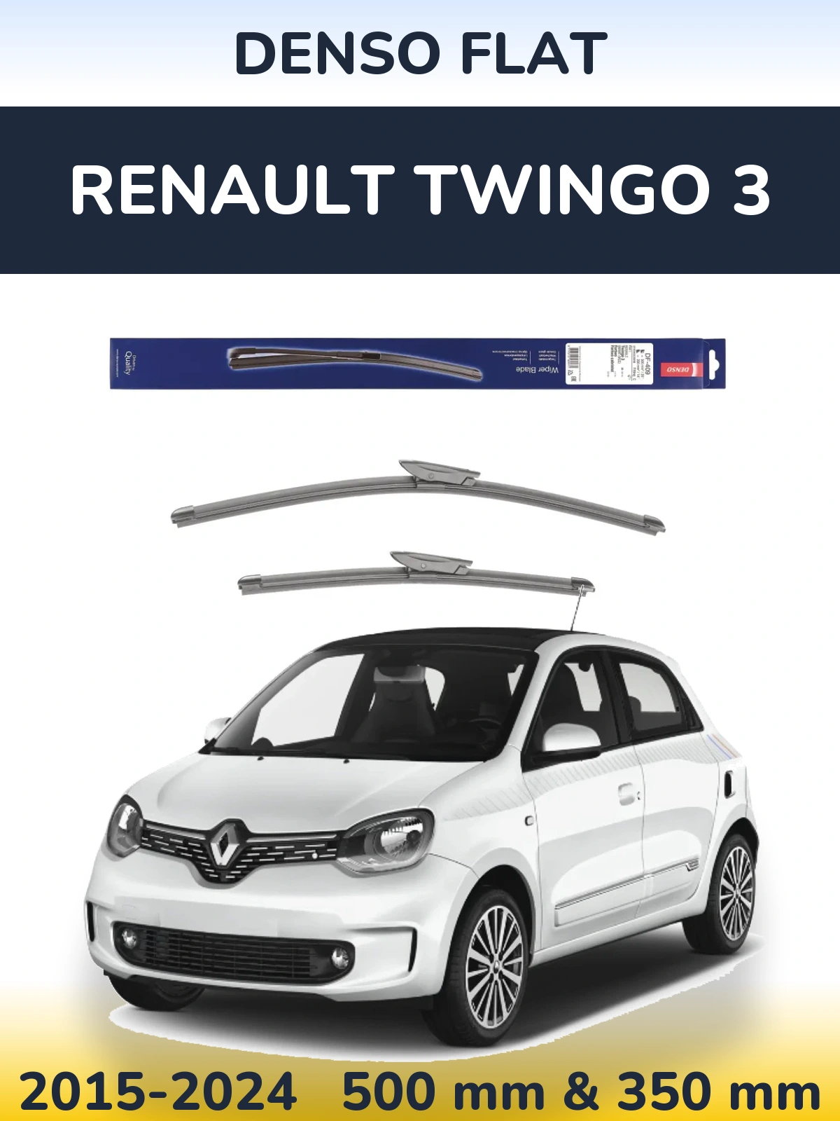 Torkarblad Denso Flat för Renault Twingo 3