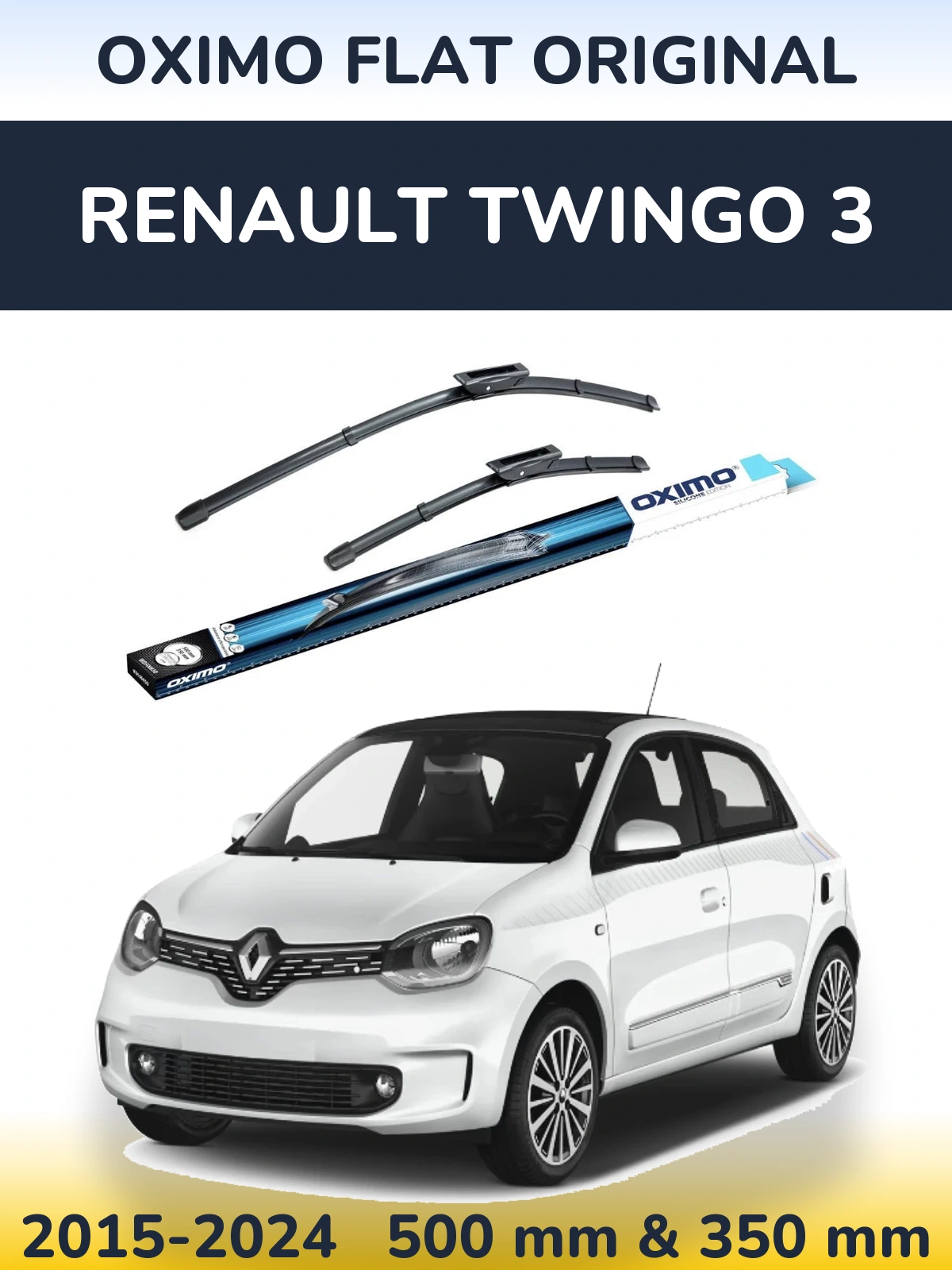 Torkarblad Oximo Flat Original för Renault Twingo 3