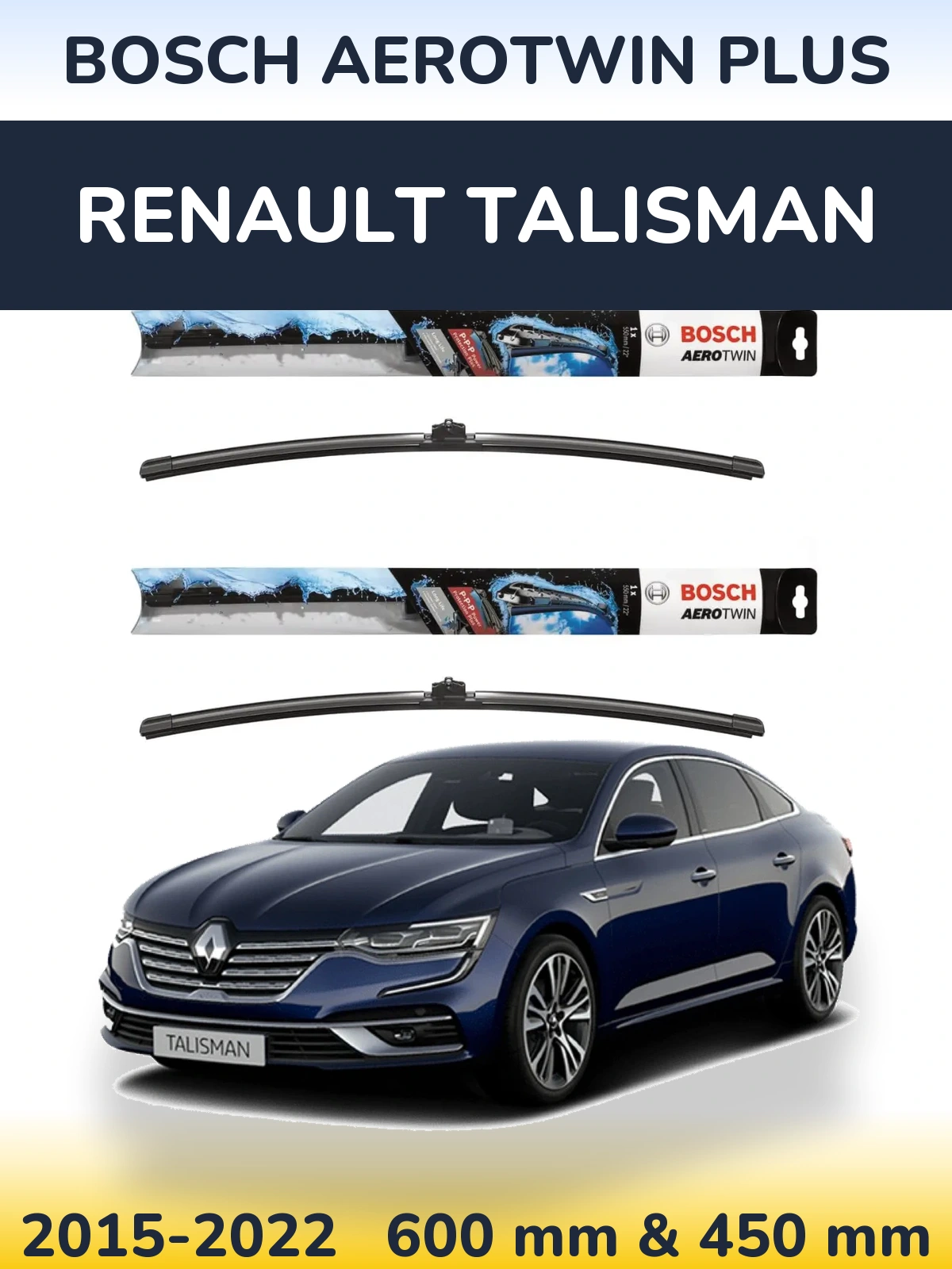 Torkarblad BOSCH AeroTwin Plus för Renault Talisman