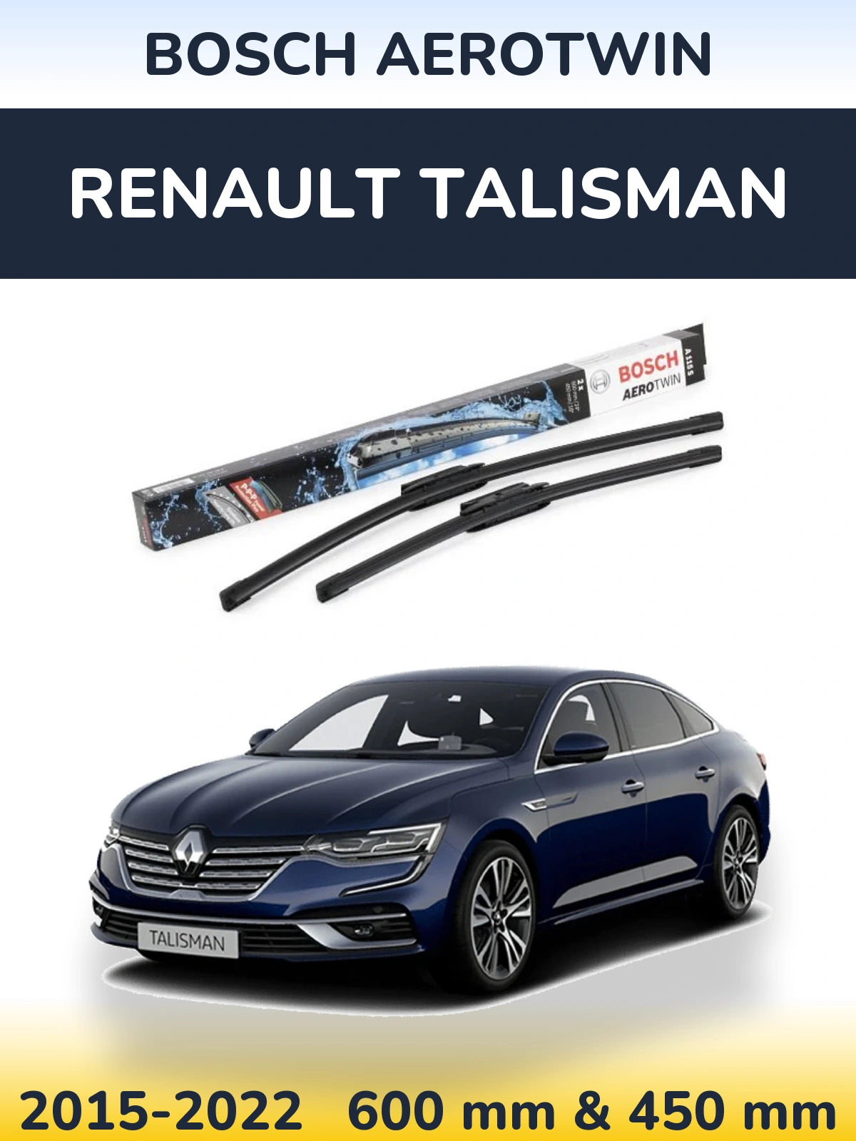 Torkarblad BOSCH AeroTwin för Renault Talisman