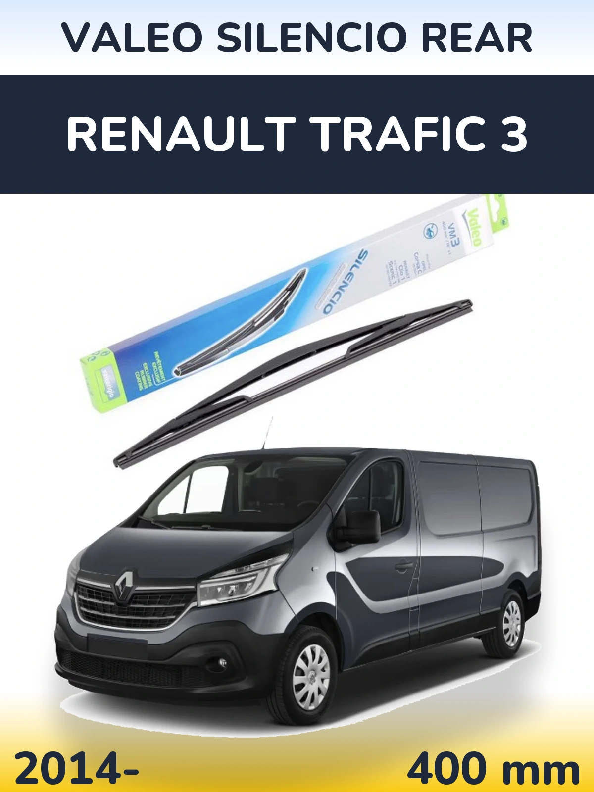 Torkarblad Valeo Silencio Rear för Renault Trafic 3