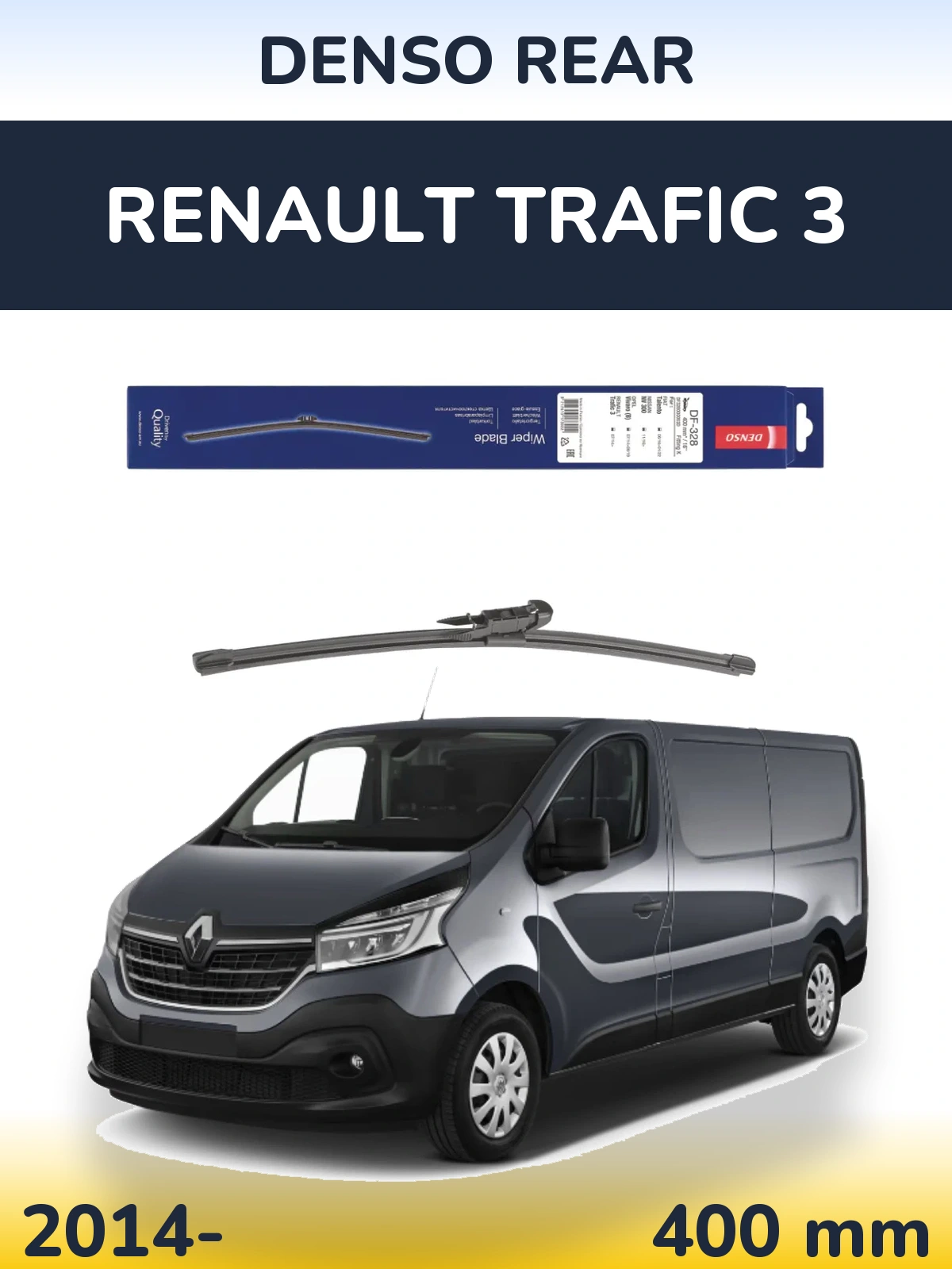 Torkarblad Denso Rear för Renault Trafic 3