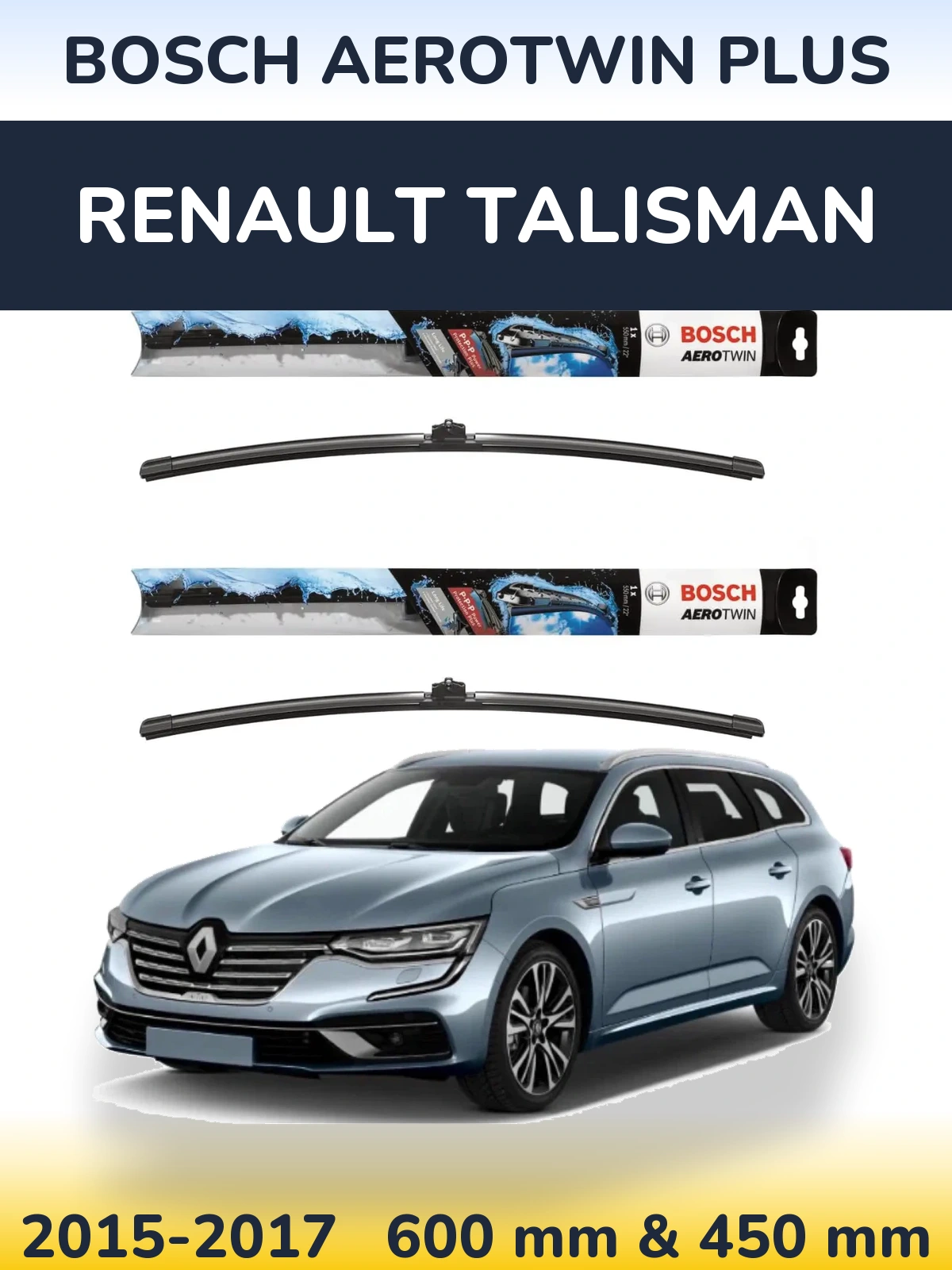Torkarblad BOSCH AeroTwin Plus för Renault Talisman