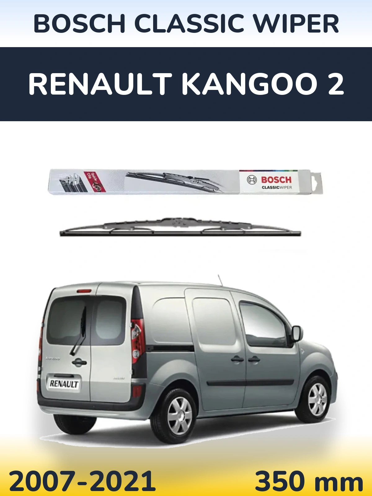 Torkarblad BOSCH Classic Wiper för Renault Kangoo 2
