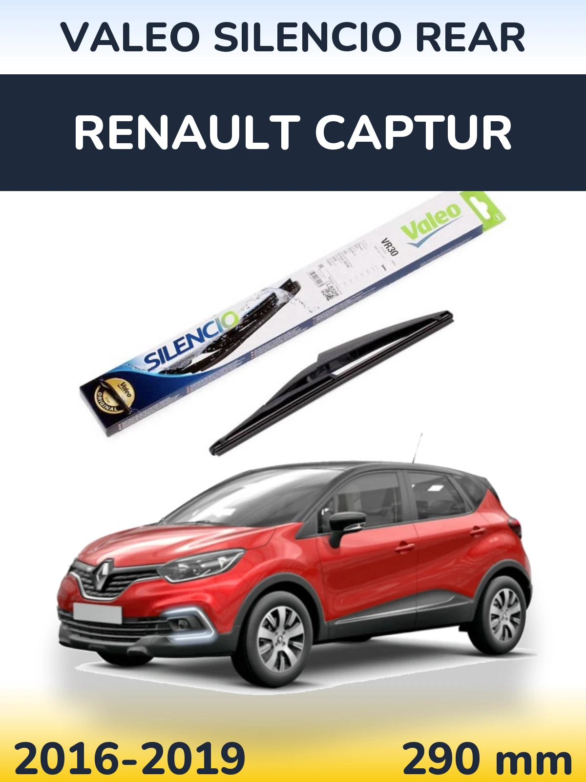 Torkarblad Valeo Silencio Rear för Renault Captur