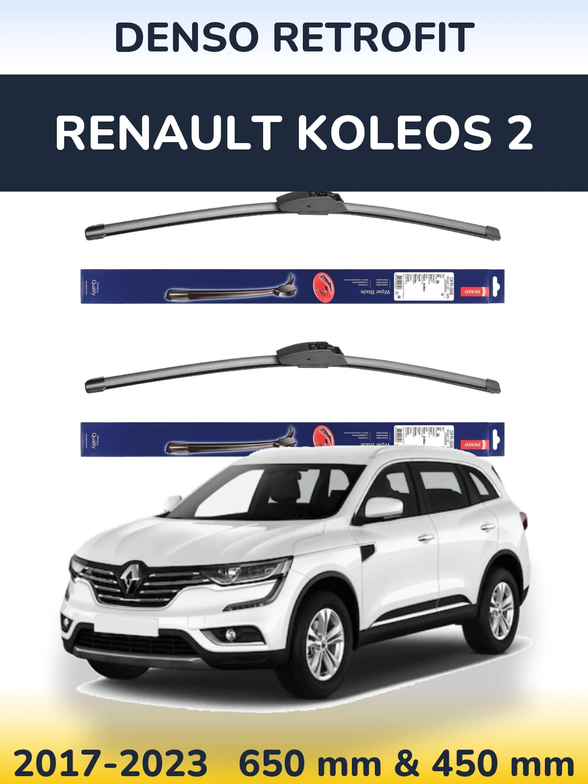 Torkarblad Denso Retrofit för Renault Koleos 2