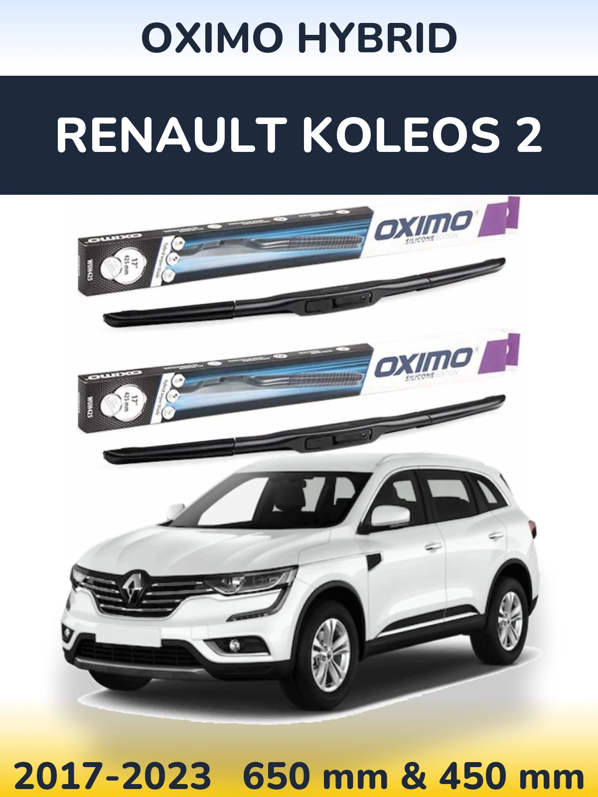 Torkarblad Oximo Hybrid för Renault Koleos 2