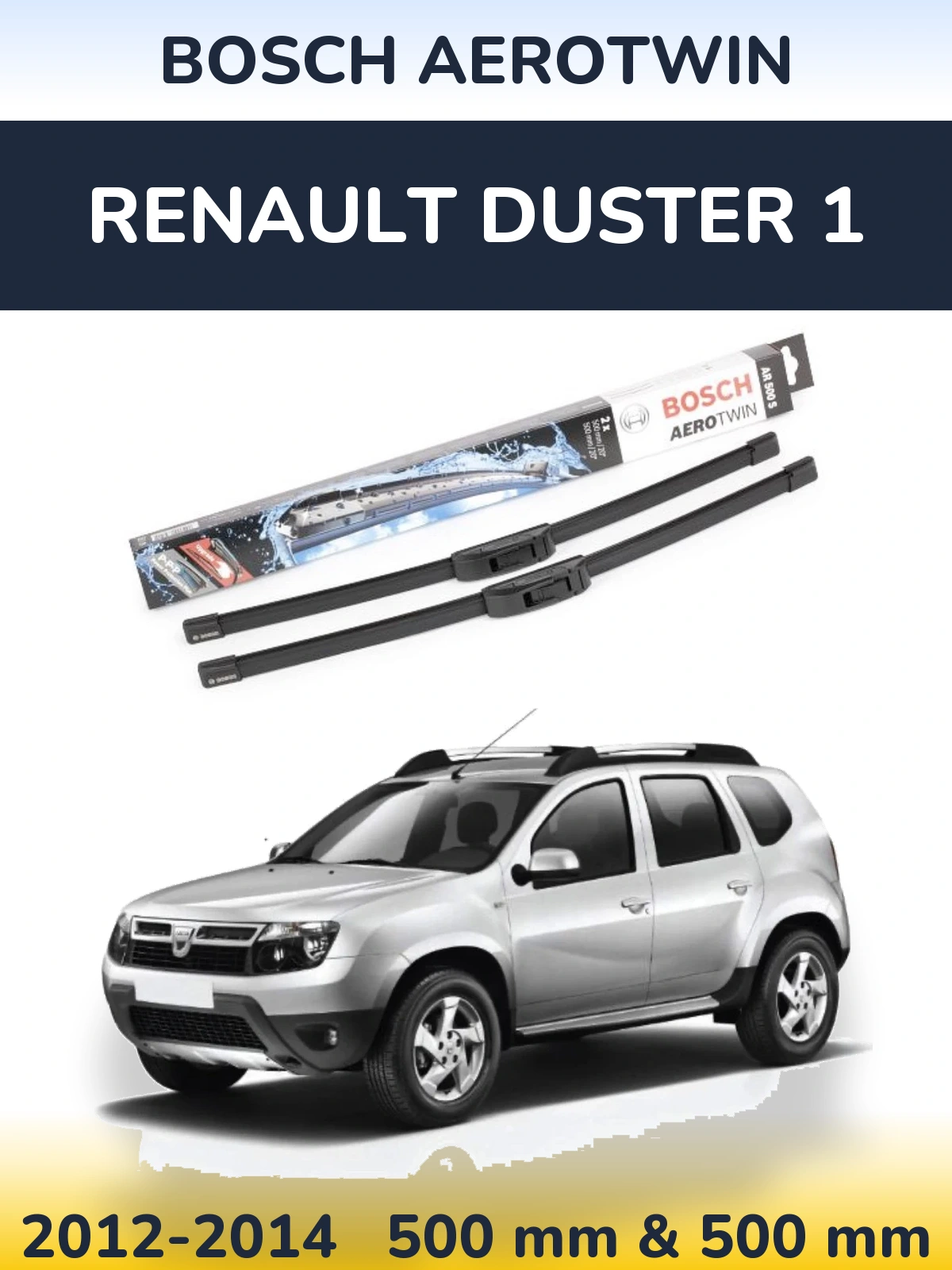 Torkarblad BOSCH AeroTwin för Renault Duster 1