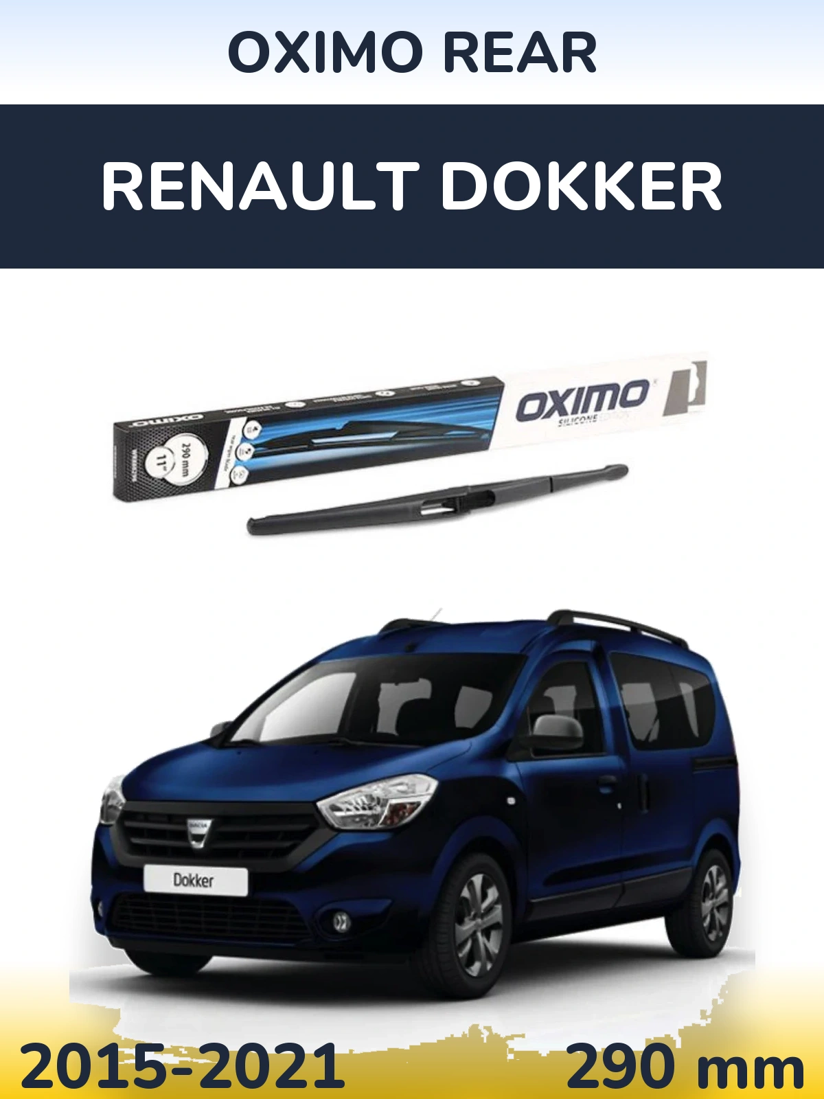 Torkarblad Oximo Rear för Renault Dokker