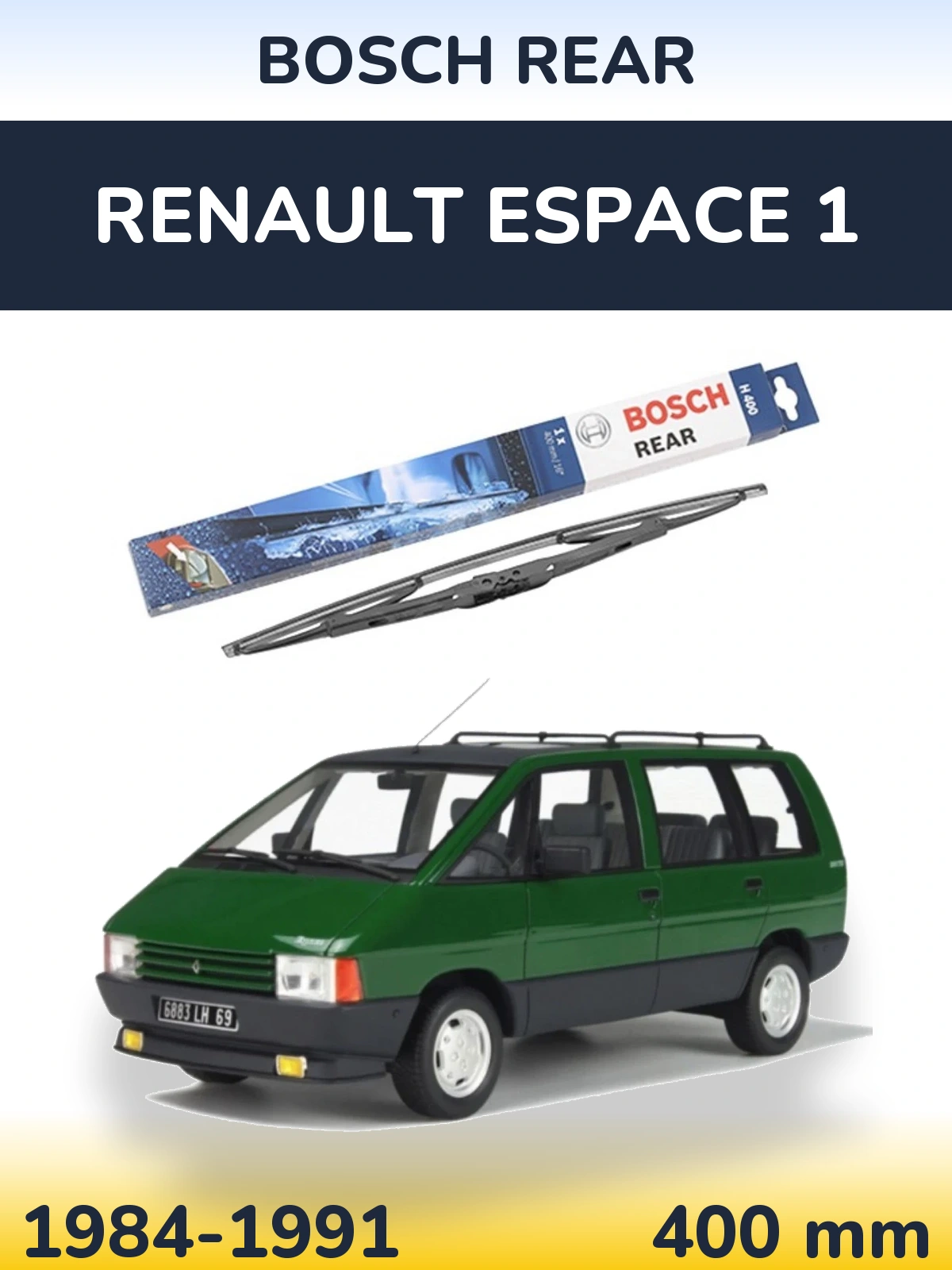 Torkarblad BOSCH Rear för Renault Espace 1