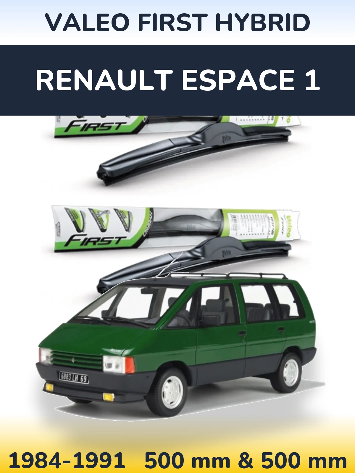 Torkarblad Valeo First Hybrid för Renault Espace 1