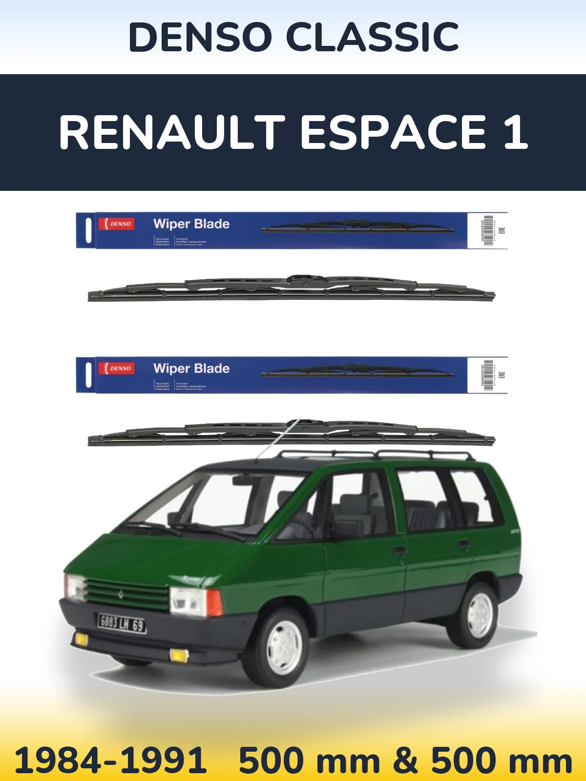 Torkarblad Denso Classic för Renault Espace 1