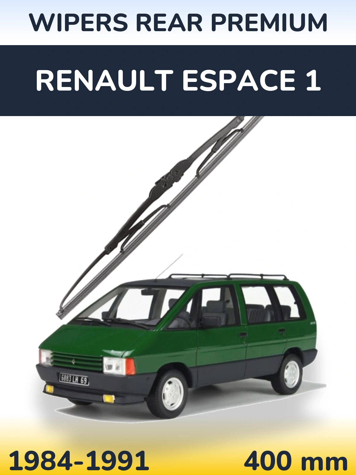 Torkarblad WIPERS REAR PREMIUM för Renault Espace 1