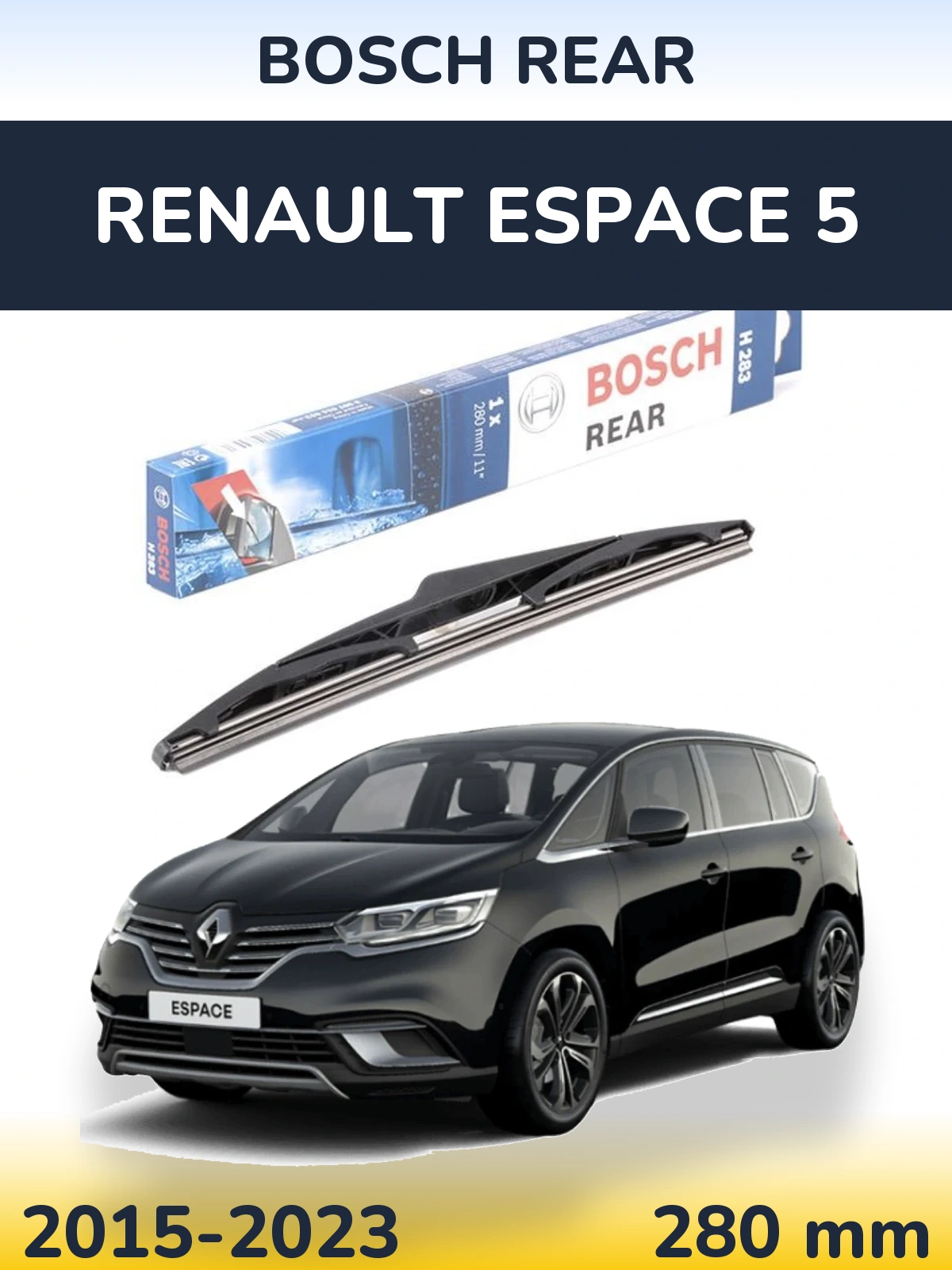 Torkarblad BOSCH Rear för Renault Espace 5