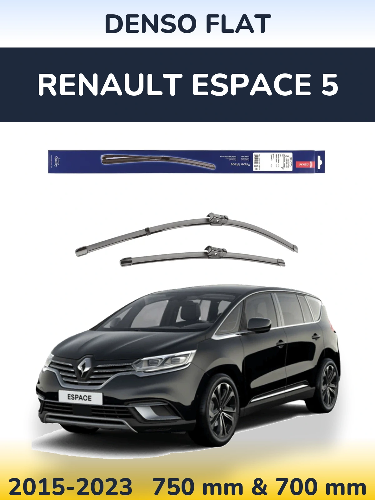 Torkarblad Denso Flat för Renault Espace 5