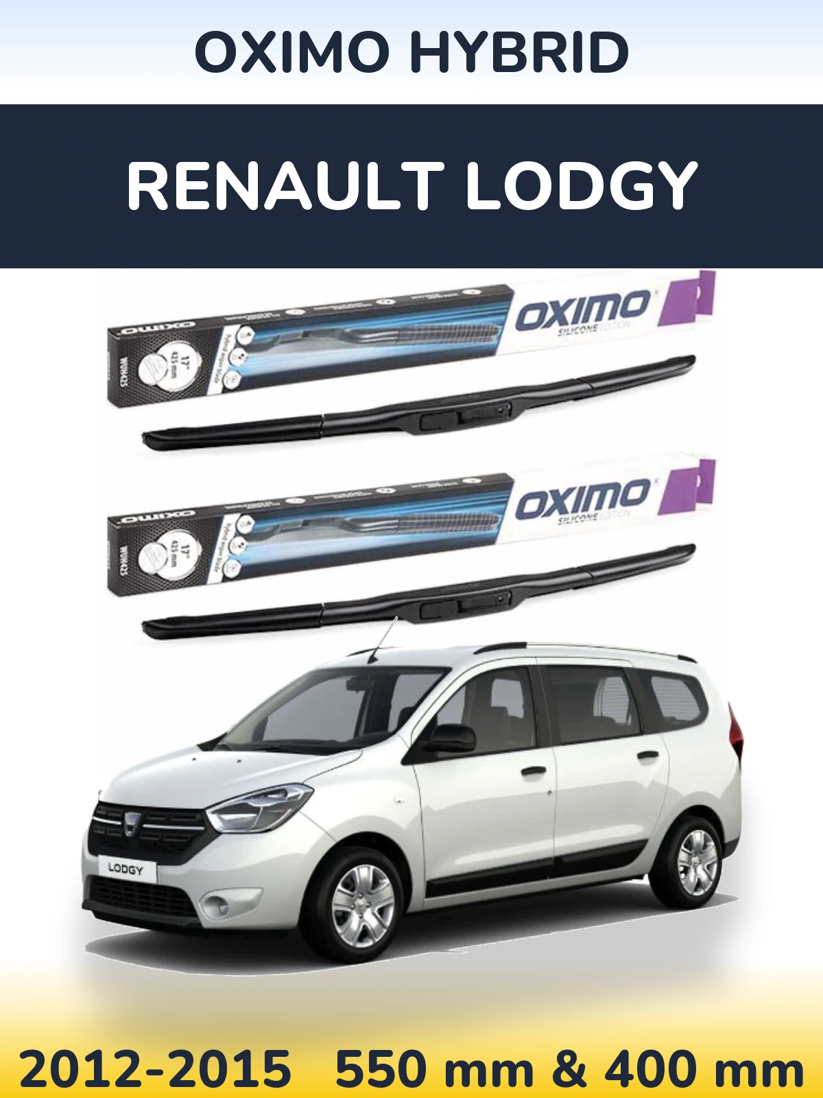 Torkarblad Oximo Hybrid för Renault Lodgy
