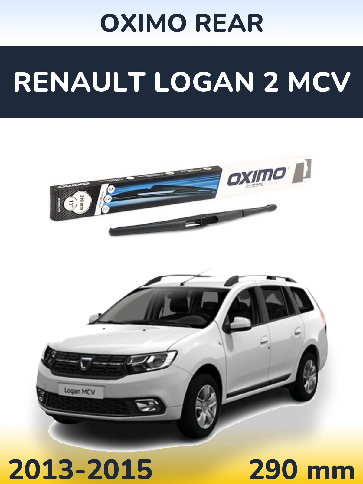 Torkarblad Oximo Rear för Renault Logan 2 MCV