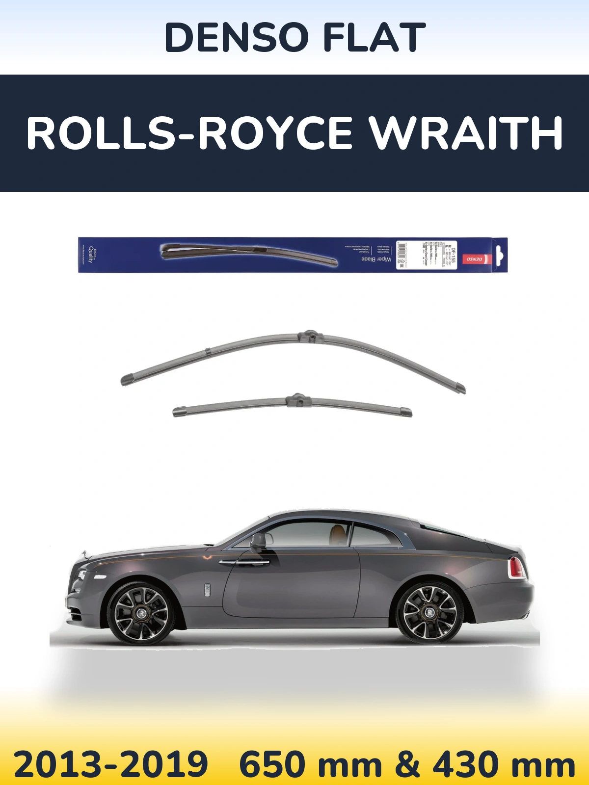 Torkarblad Denso Flat för Rolls-Royce Wraith
