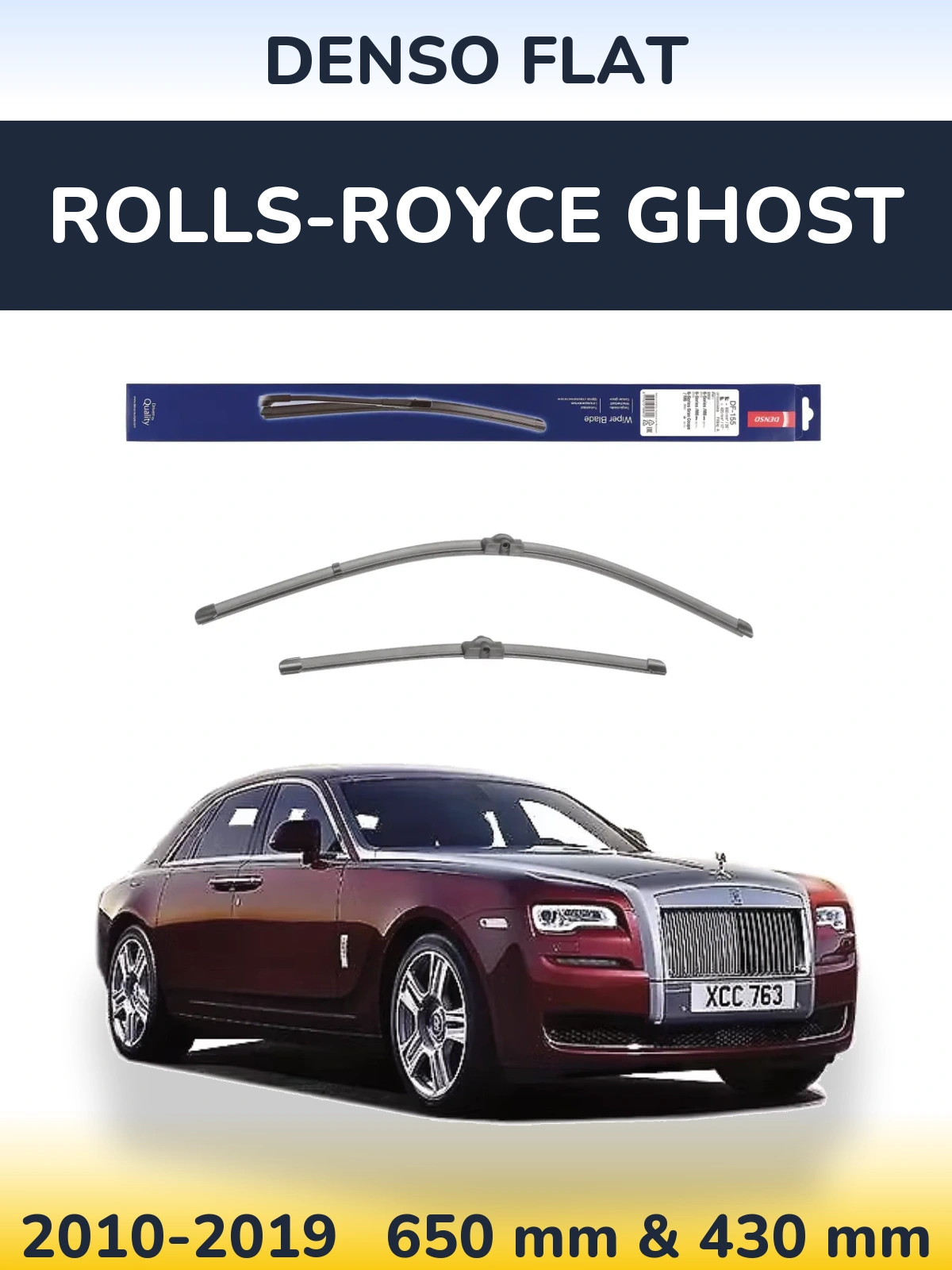 Torkarblad Denso Flat för Rolls-Royce Ghost