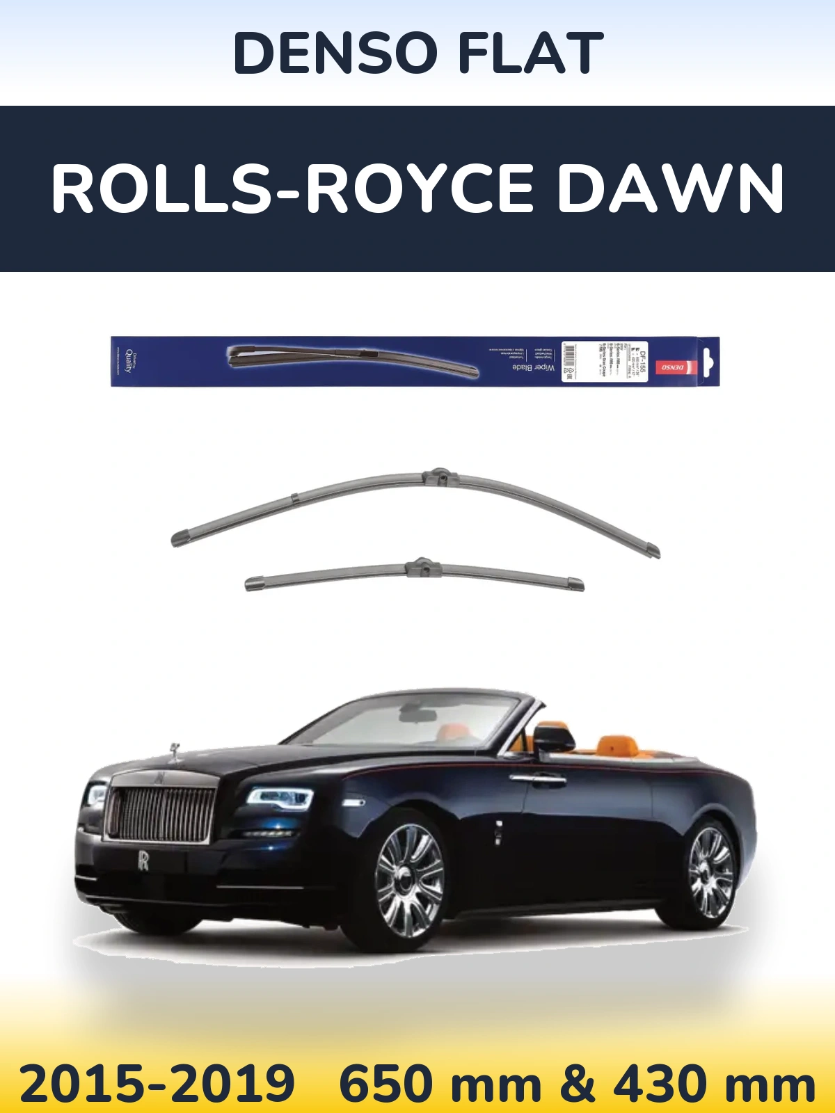 Torkarblad Denso Flat för Rolls-Royce Dawn