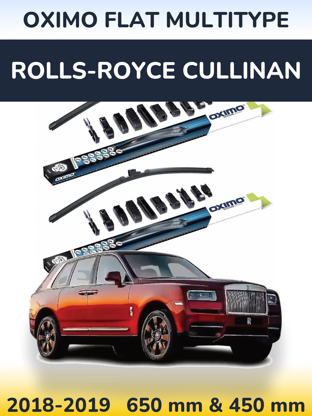 Torkarblad Oximo Flat MultiType för Rolls-Royce Cullinan