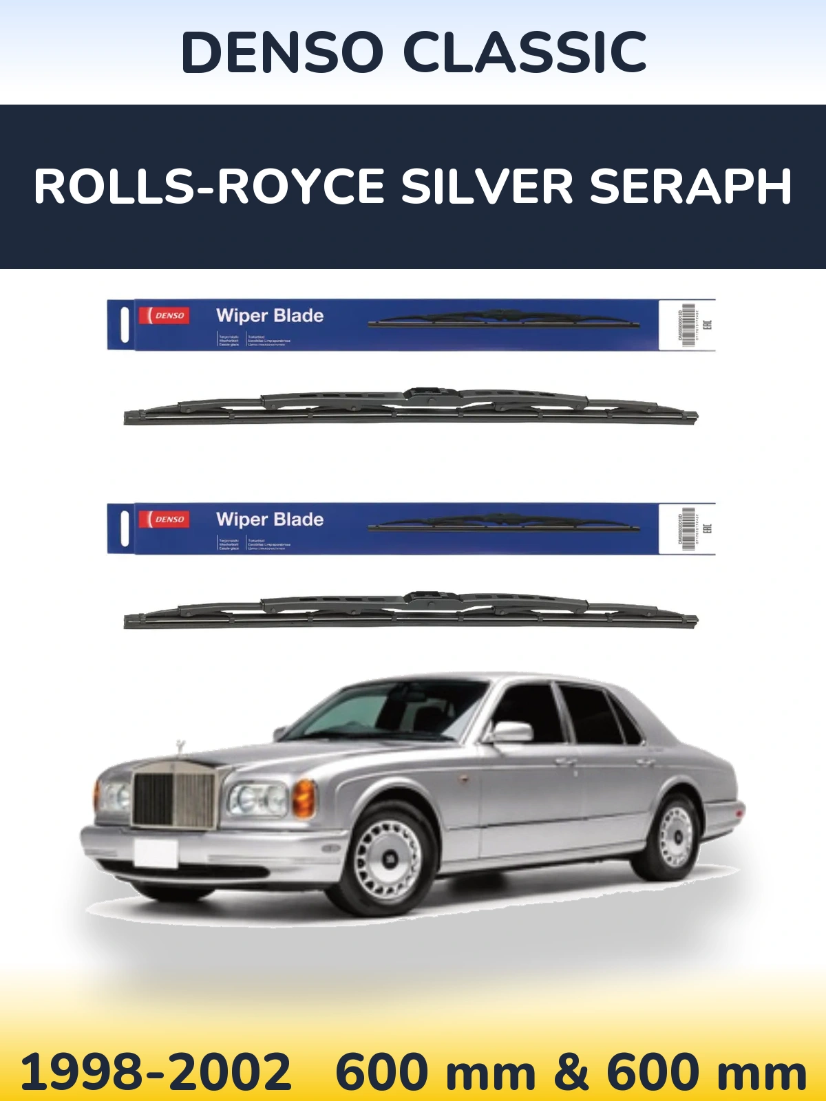 Torkarblad Denso Classic för Rolls-Royce Silver Seraph