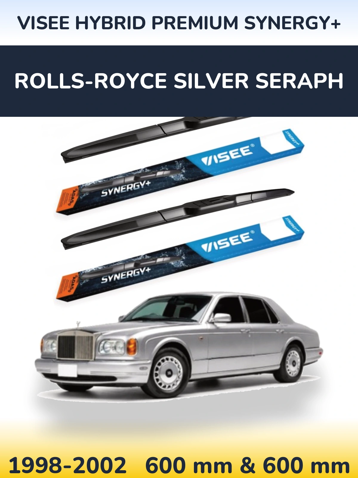 Torkarblad VISEE HYBRID PREMIUM SYNERGY+ för Rolls-Royce Silver Seraph