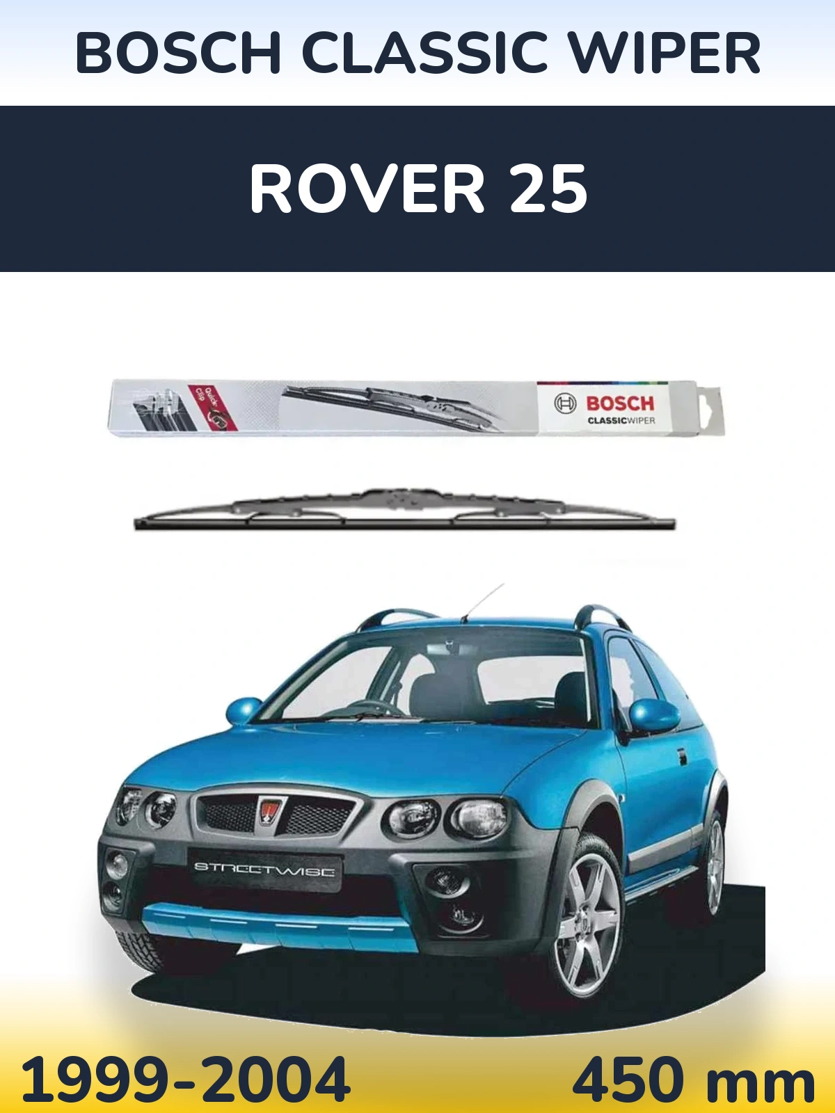 Torkarblad BOSCH Classic Wiper för Rover 25