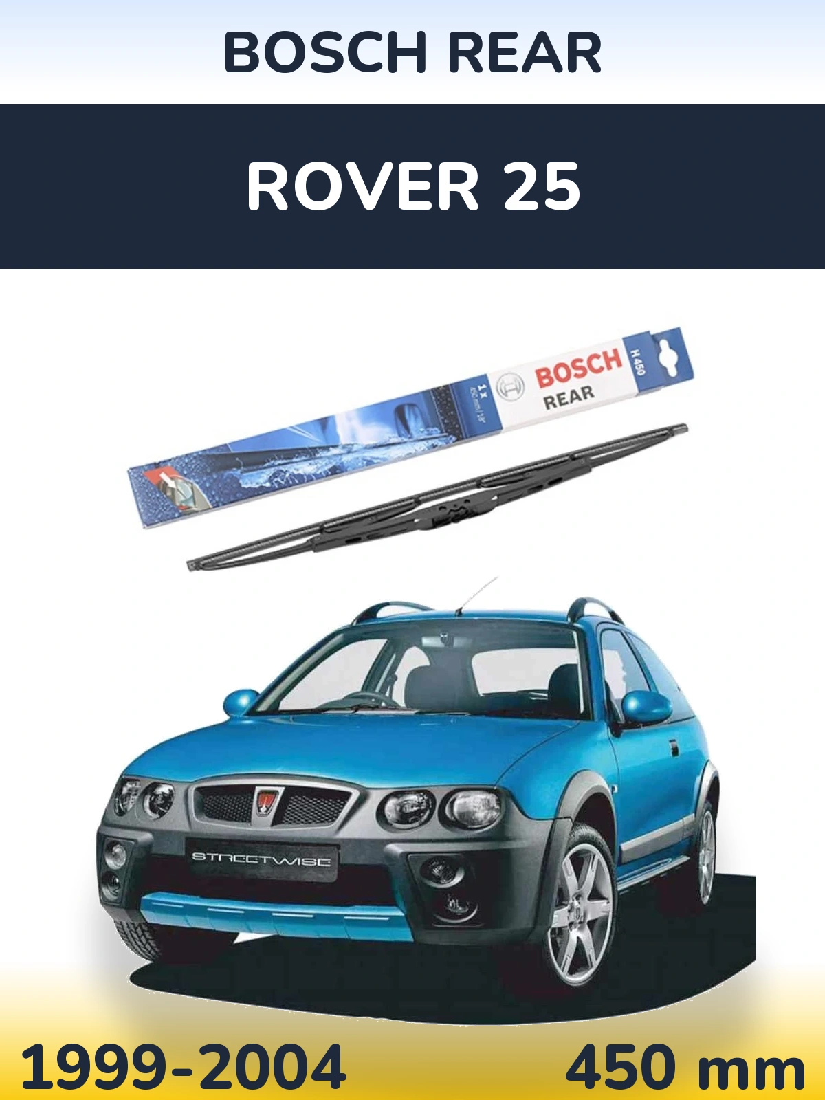 Torkarblad BOSCH Rear för Rover 25