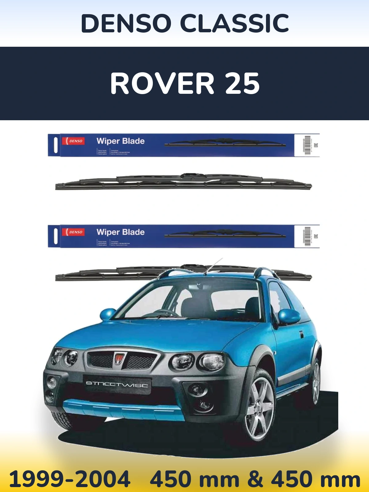 Torkarblad Denso Classic för Rover 25