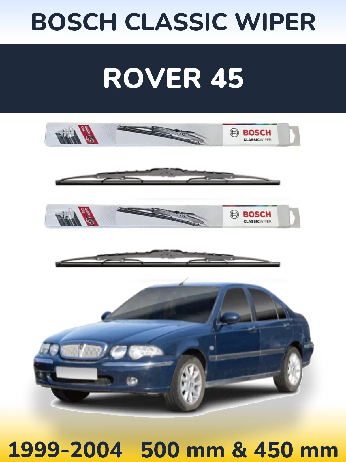 Torkarblad BOSCH Classic Wiper för Rover 45