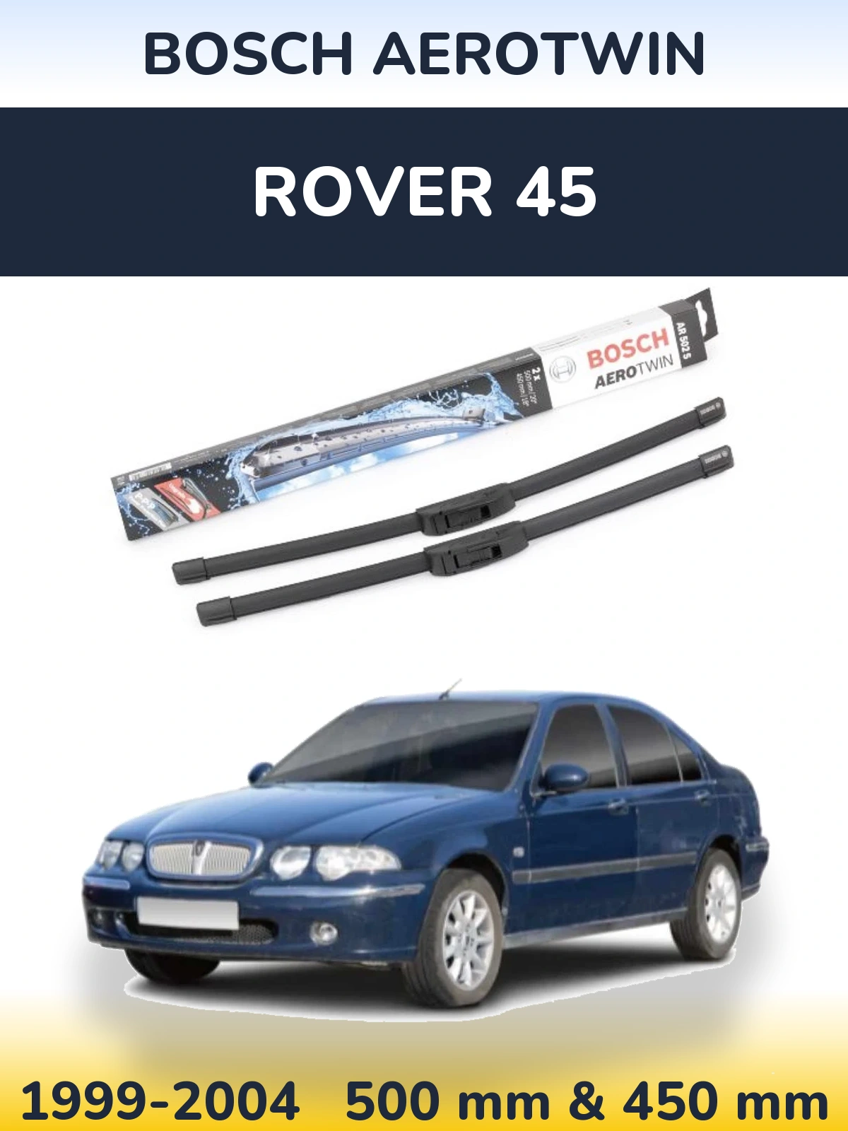 Torkarblad BOSCH AeroTwin för Rover 45