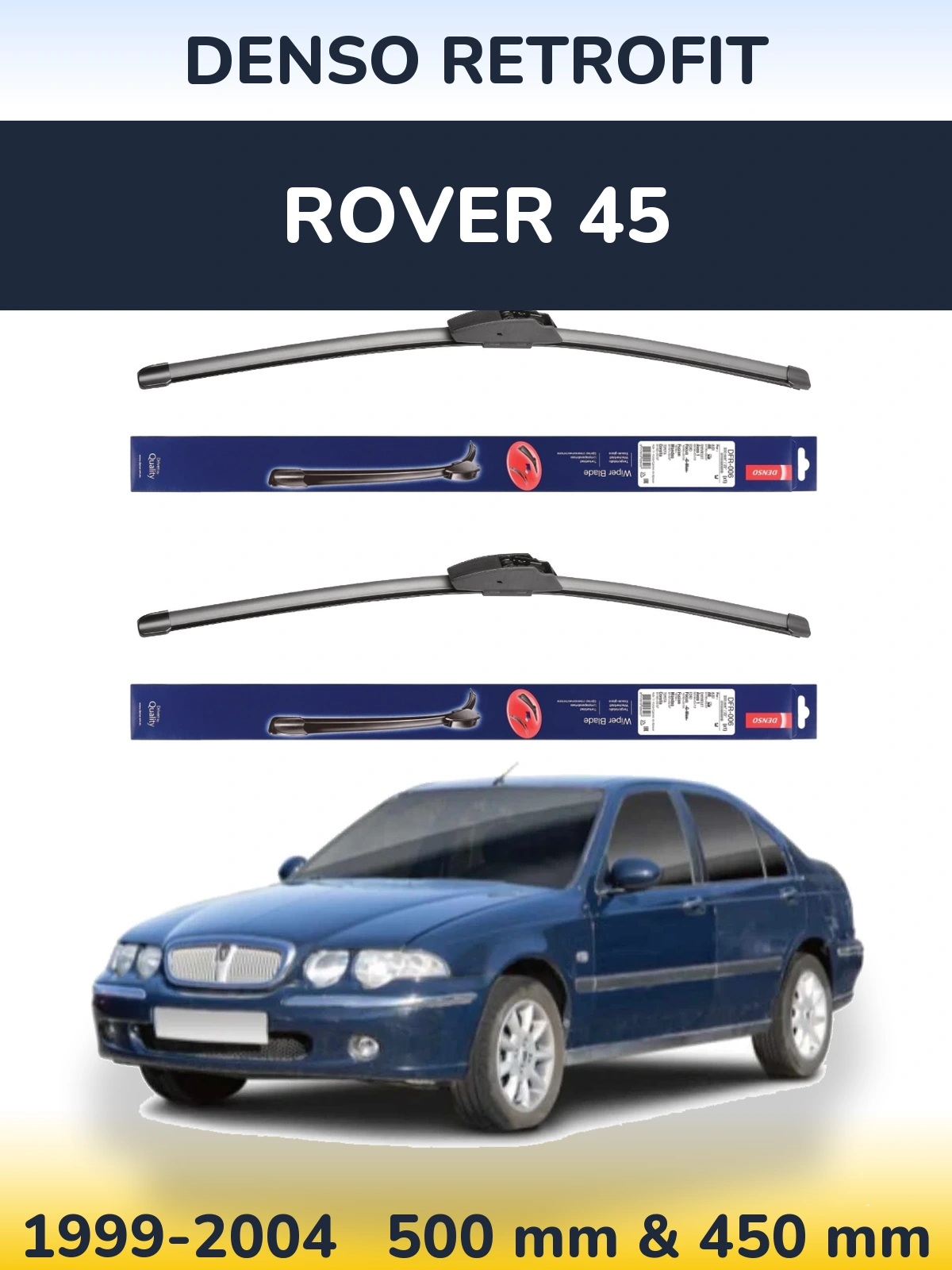 Torkarblad Denso Retrofit för Rover 45